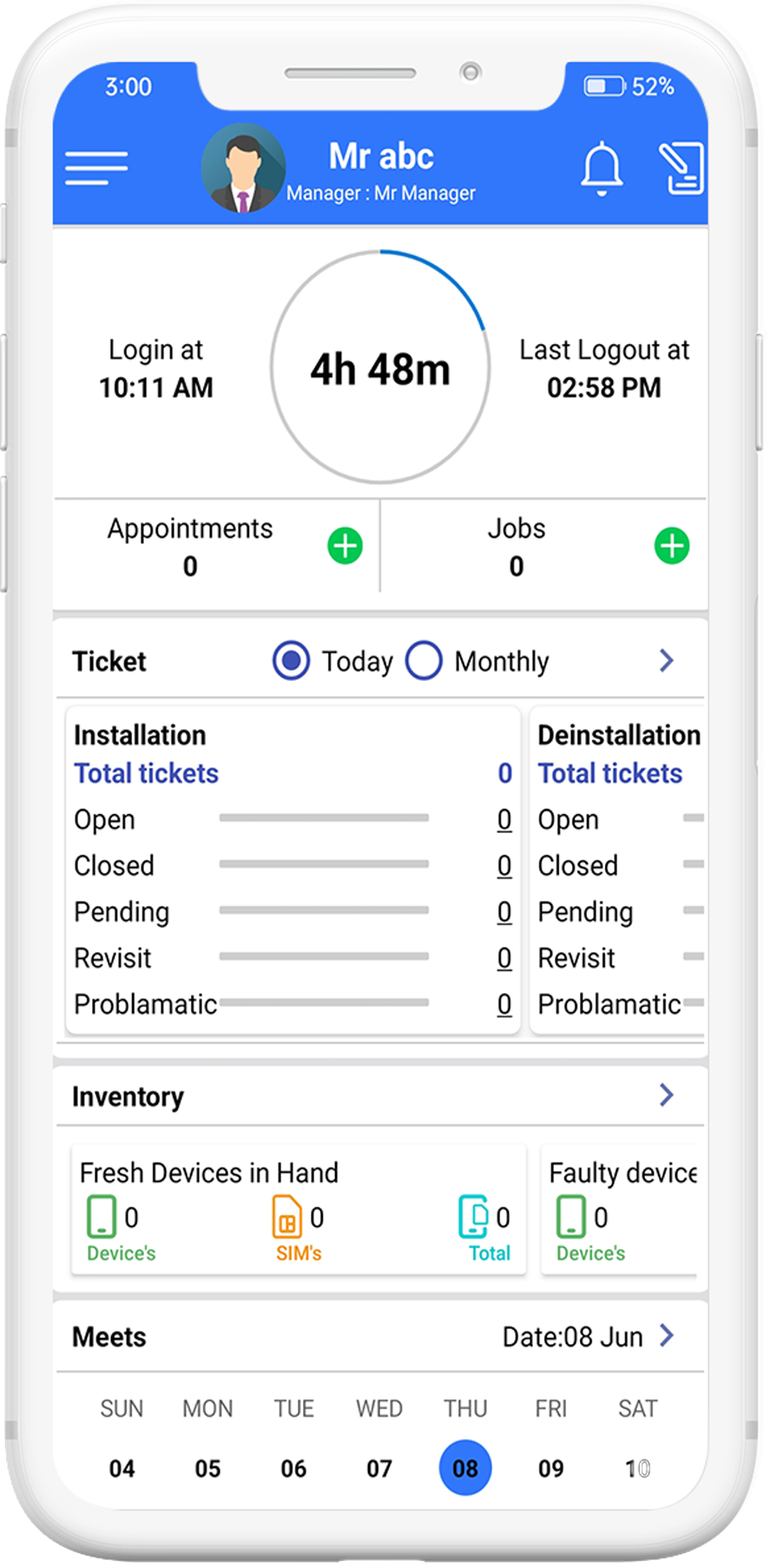 Attendence Management Image 1